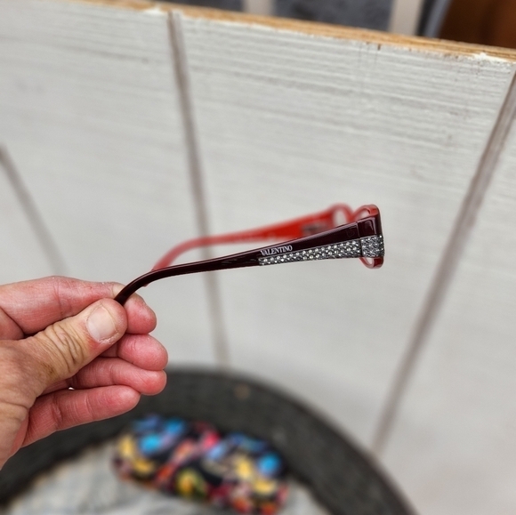 Valentino Eyeglasses VAL5657 Rectangular Frames - Picture 10 of 11